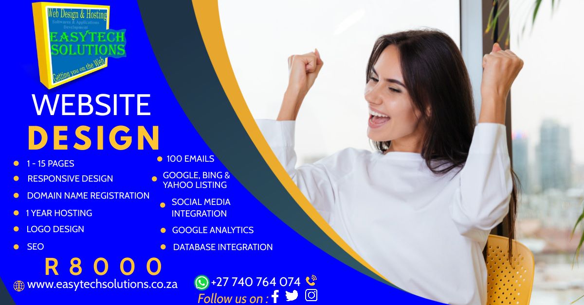  we design and host websites for businesses,   in Johannesburg